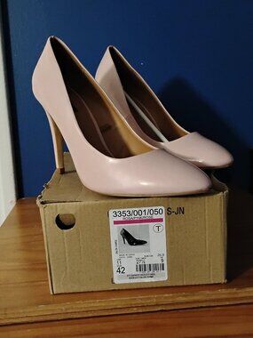 Zara pink high heel shoes size  11 EUR 42 UK9 MEX 27 1/2